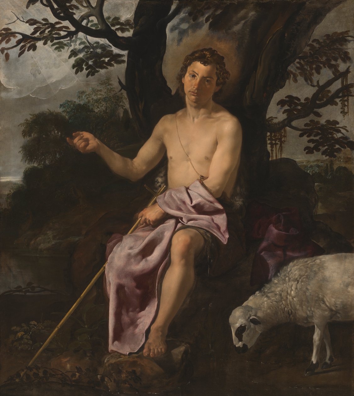 Johannes Döparen i vildmarken av Diego Velázquez