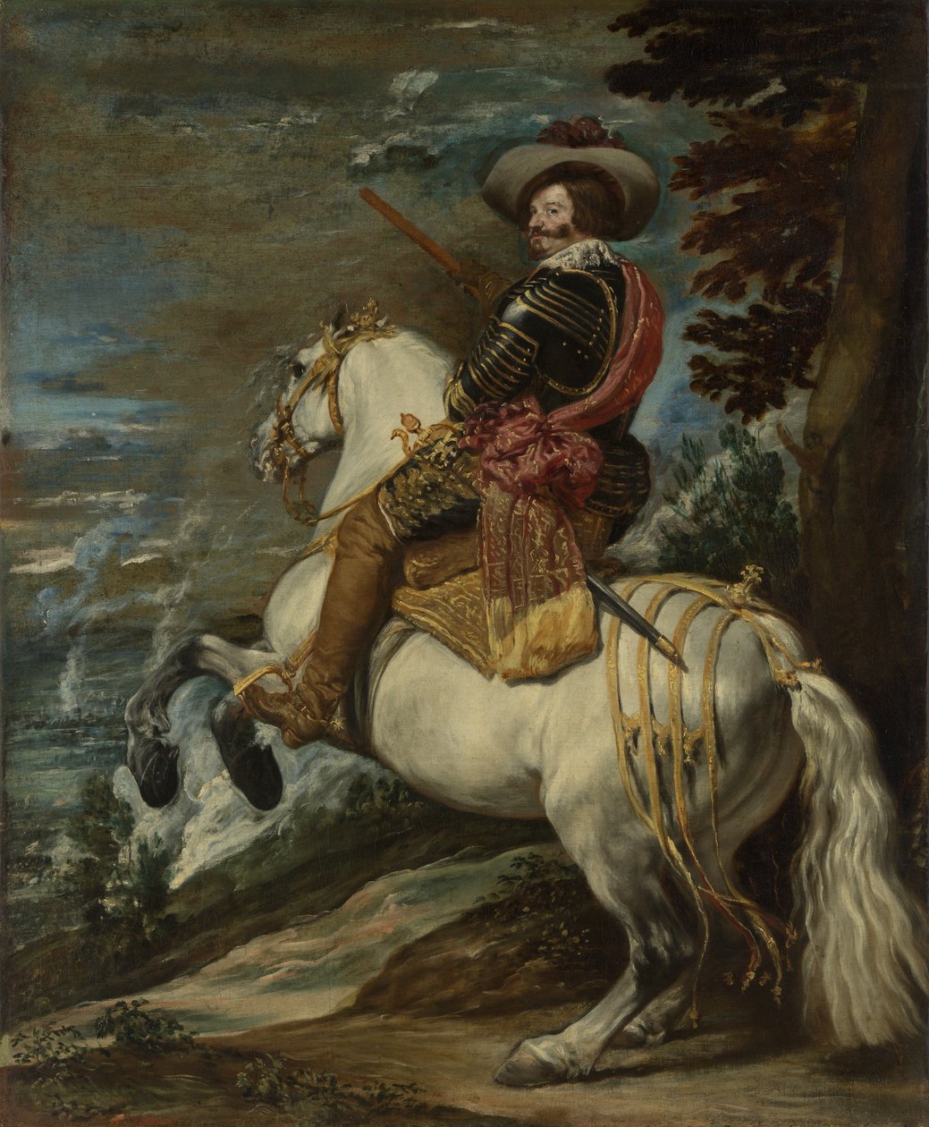 Don Gaspar de Guzmán 1587-1645, greve-hertig av Olivares, ca. 1635. av Diego Velázquez