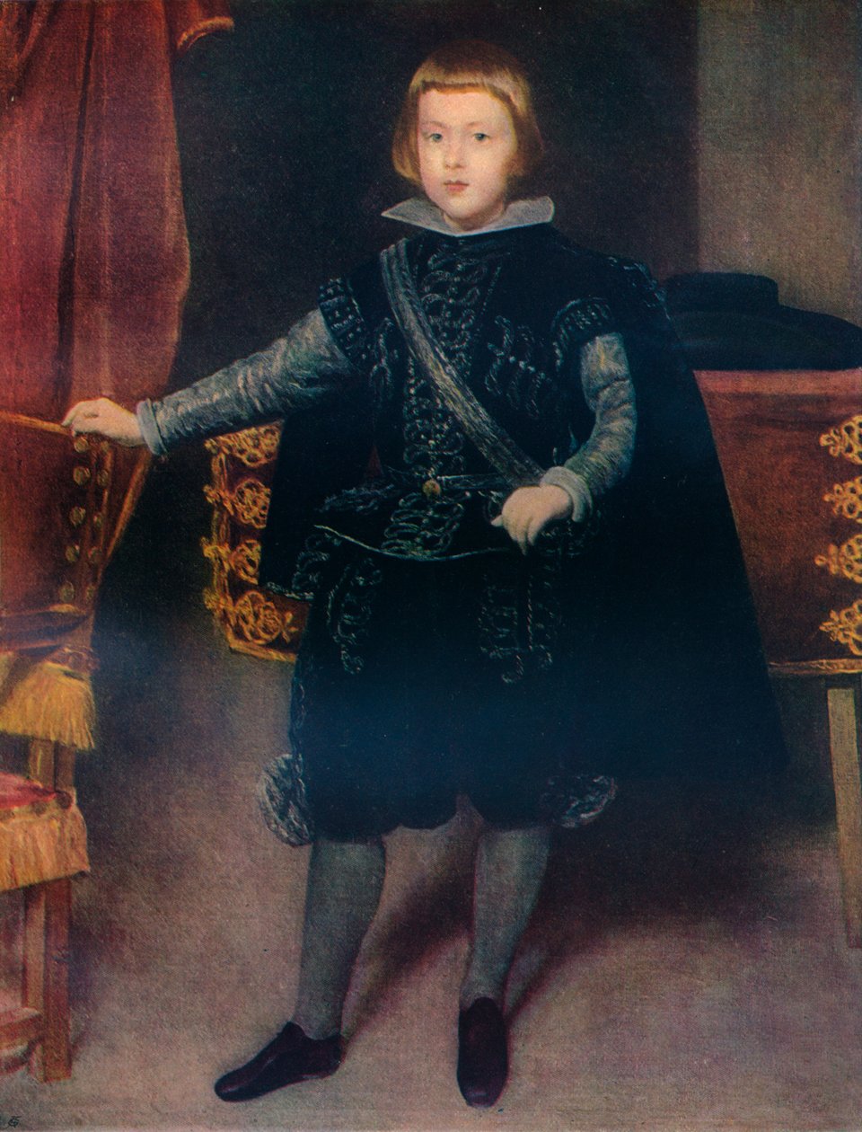 Spädbarn Baltasar Carlos 1629-1646, 1639 c1927 av Diego Velázquez