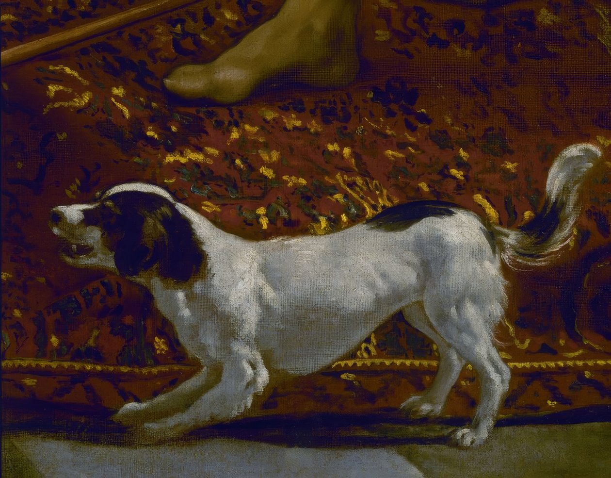 LA TUNICA DE JOSE - DETALJ OM HUNDEN - 1600-TALET - SPANSK BAROCK - ÅTERSTÄLLD 1989 - Set 7331 av Diego Velázquez