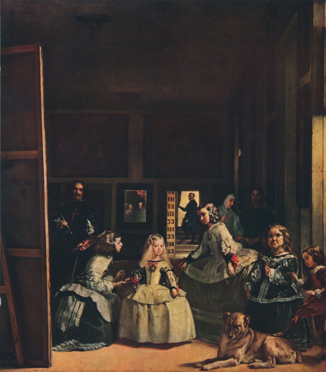 Las Meninas, eller familjen av Felipe IV, c1656 av Diego Velázquez