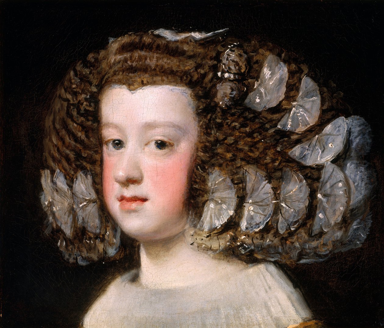 Maria Teresa 1638-1683, Infanta av Spanien, 1651-54. av Diego Velázquez