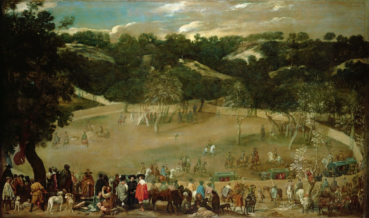 Philip IV Jagar vildsvin (La Tela Real), c.1632-7 av Diego Velázquez