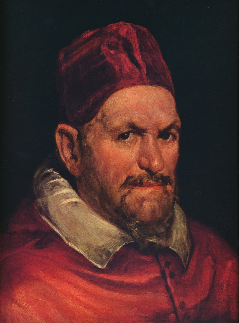 Påven Innocentius X, c1650 av Diego Velázquez