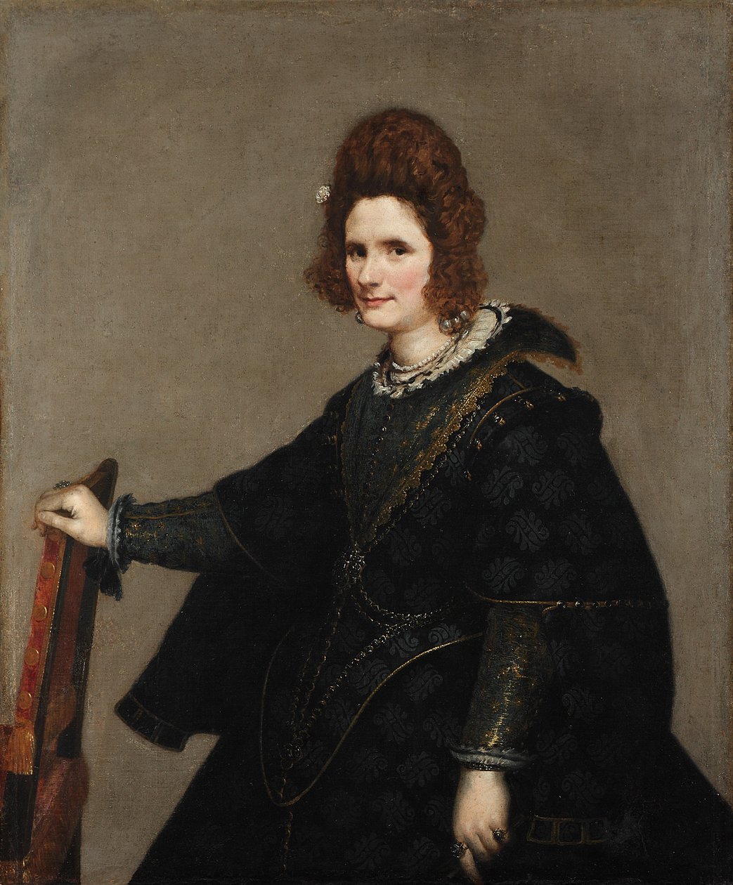 Porträtt av en dam (troligen Condesa de Monterey) av Diego Velázquez