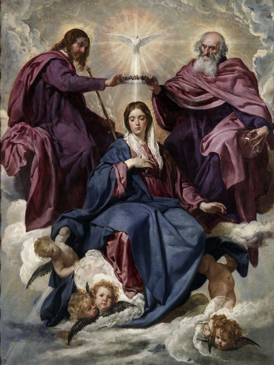 Jungfruns kröning, 1635-1636 av Diego Velázquez