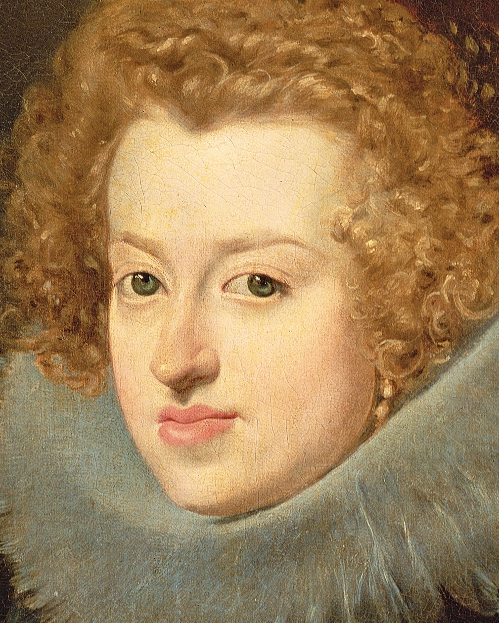 Infanta Maria av Österrike (1606-46) Drottning av Ungern, 1630, (detalj av 61302) av Diego Velázquez