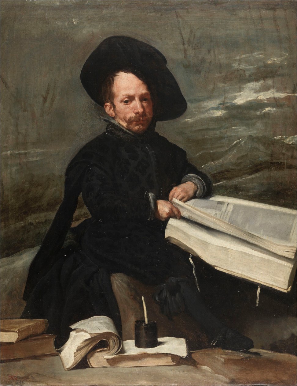 Gycklaren med böcker, ca. 1640. av Diego Velázquez