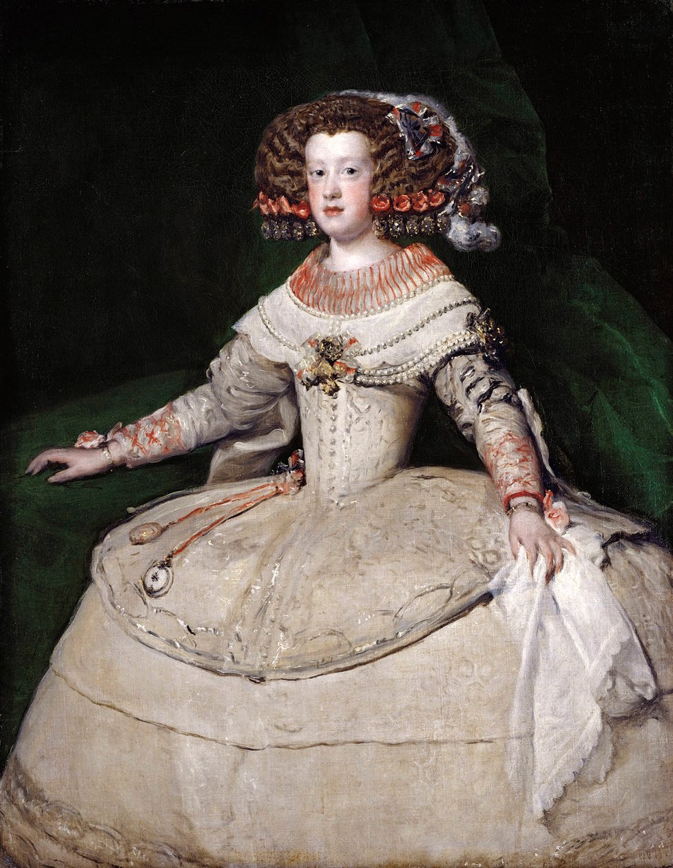 Infanta Maria Theresia av Spanien, 1650-talet av Diego Velázquez