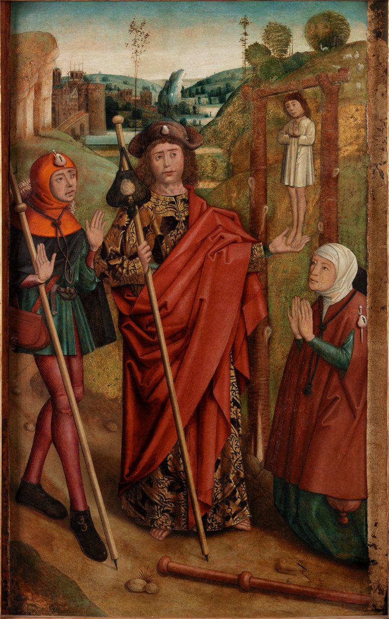 Galgens mirakel, ca 1435-60 (tempera på duk) av Dieric Bouts