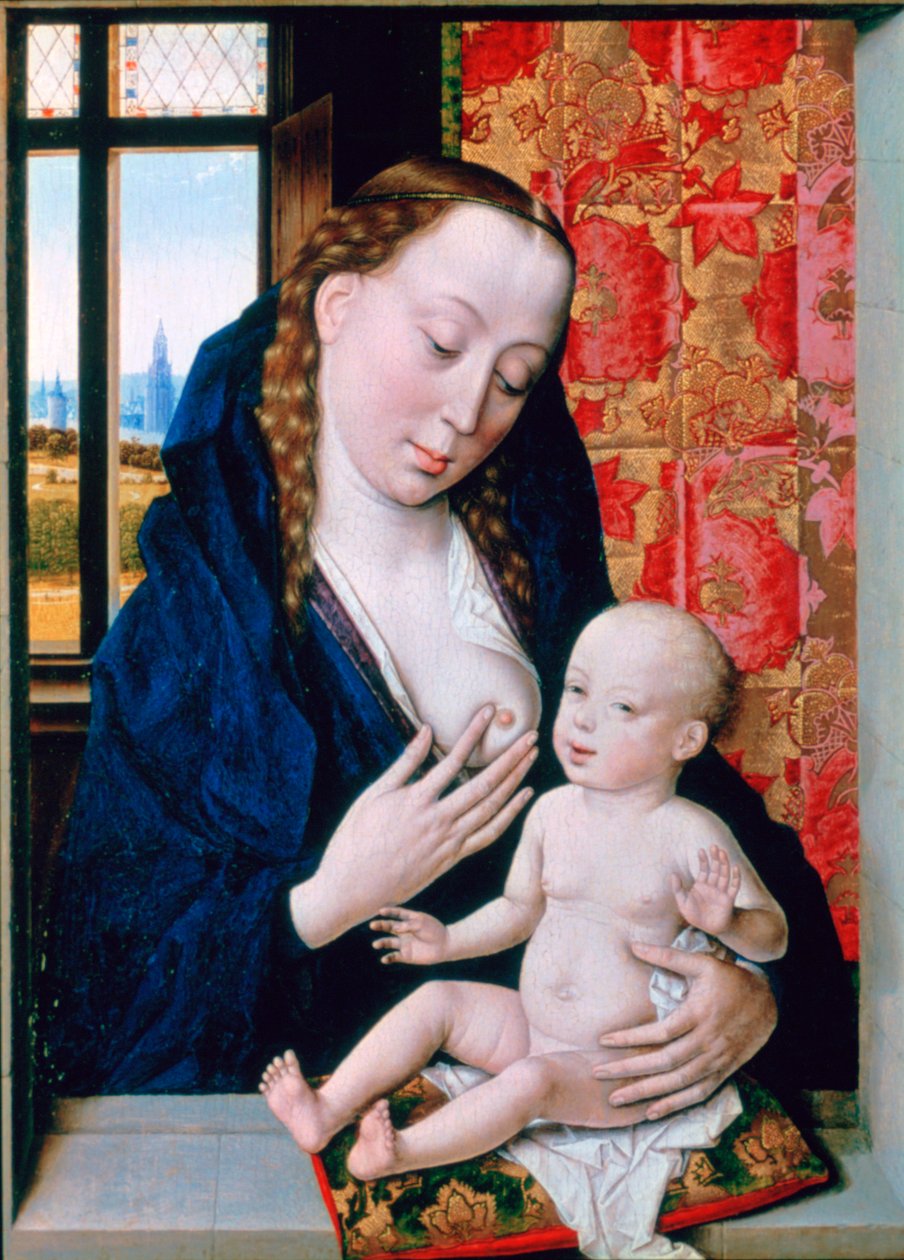 Maria och barn, c1465 av Dieric Bouts