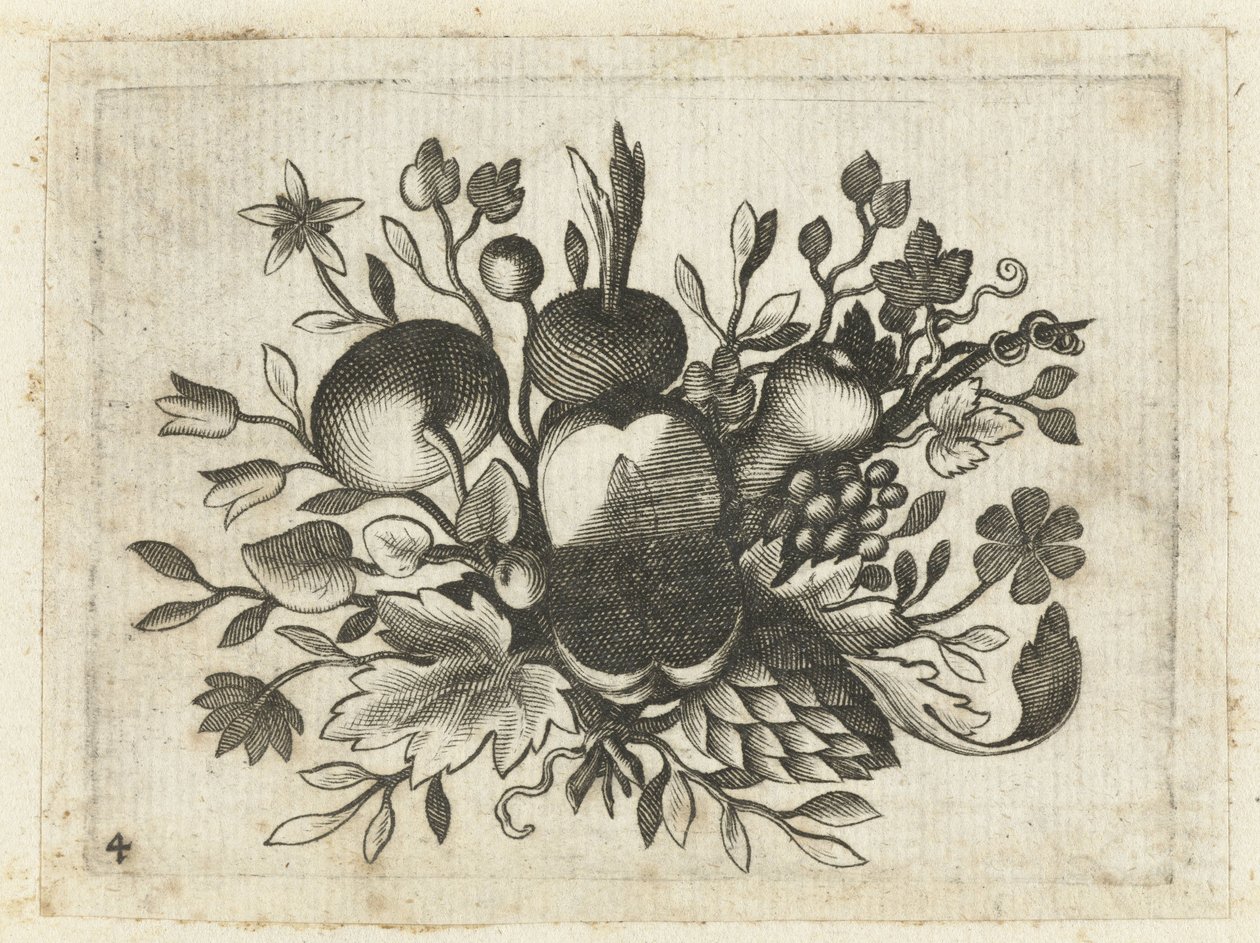 Festoen van Vrutten Liten fruktbok användbar för resor (serietitel) av Dietrich Krüger (attributed to)