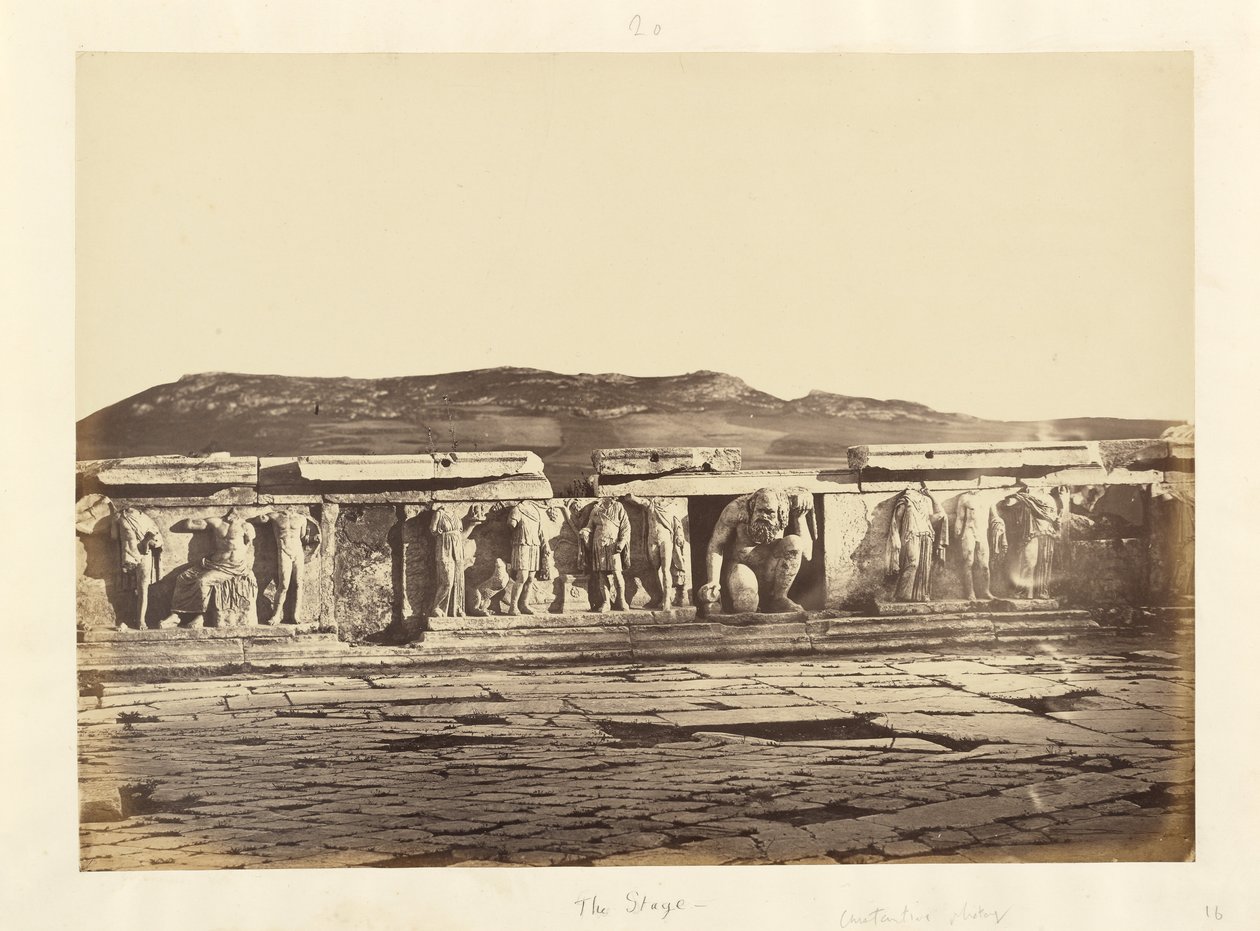 Grekisk studie, Scenen av Dimitrios Constantin