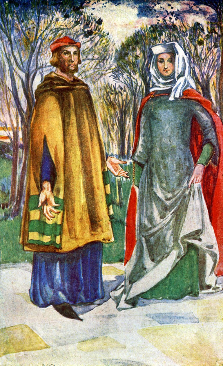 Parets dräkt under Edward I:s regeringstid (1272-1307) av Dion Clayton Calthrop