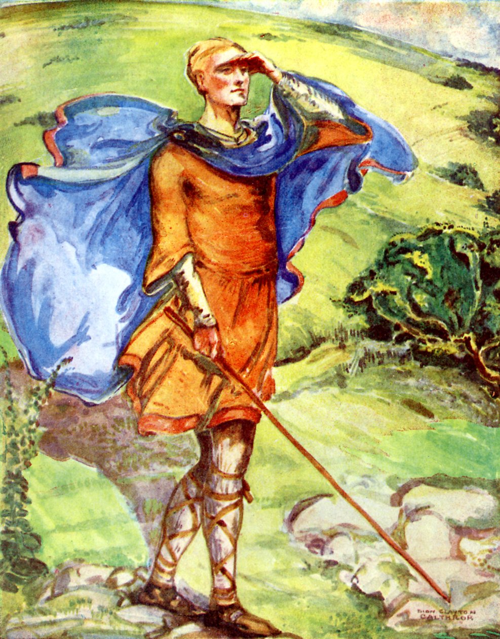 Människans dräkt under Vilhelm I:s regeringstid (1066-1087) av Dion Clayton Calthrop
