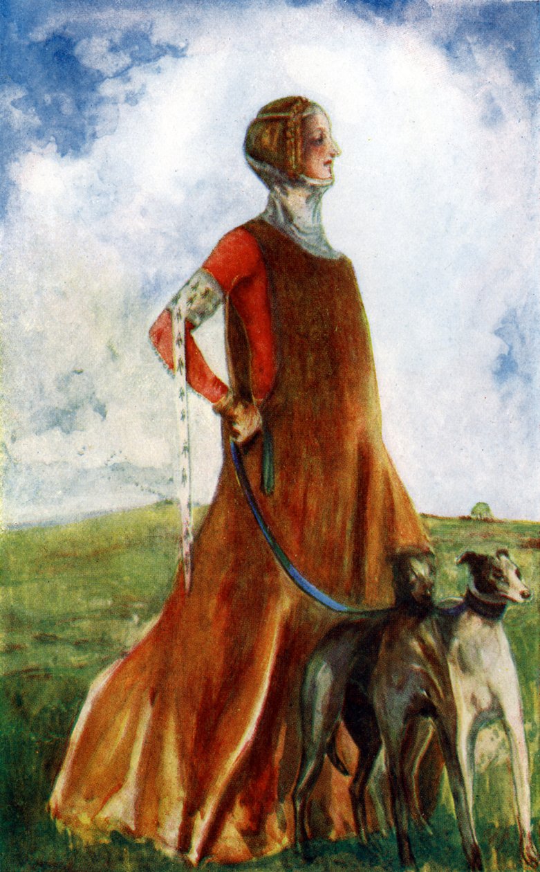 Kvinnodräkt under Edward III:s regeringstid av Dion Clayton Calthrop