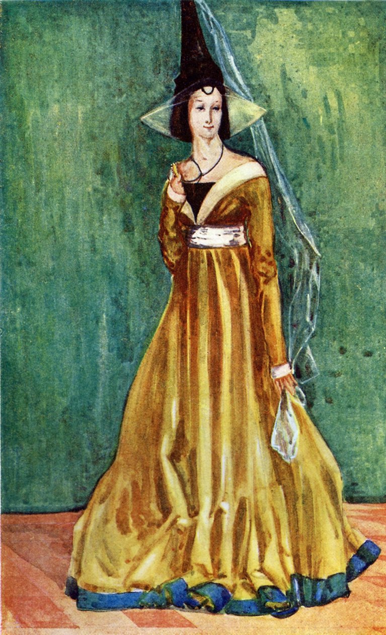 Kvinnodräkt under Edward IV:s regeringstid (1461-1483) av Dion Clayton Calthrop