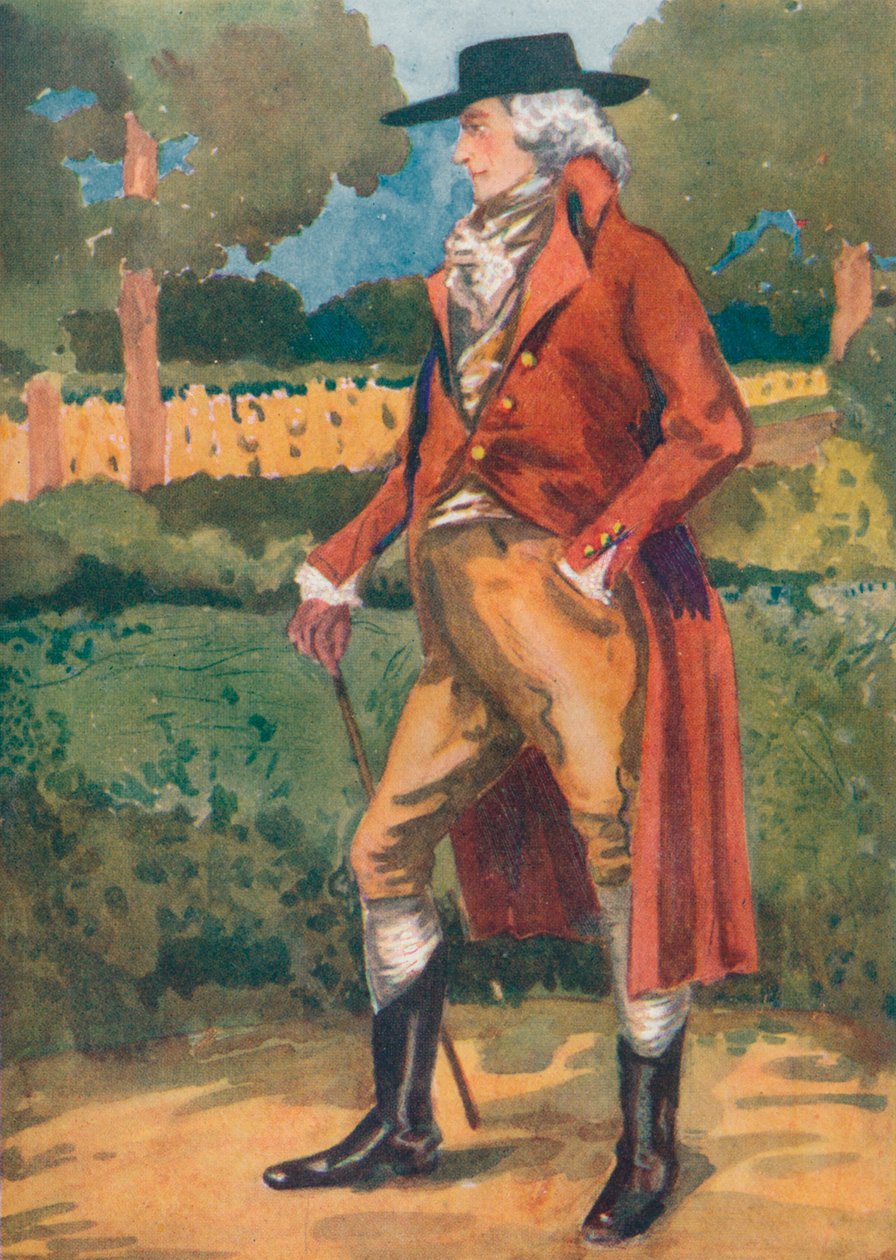 En man från George III:s tid, 1907 av Dion Clayton Calthrop