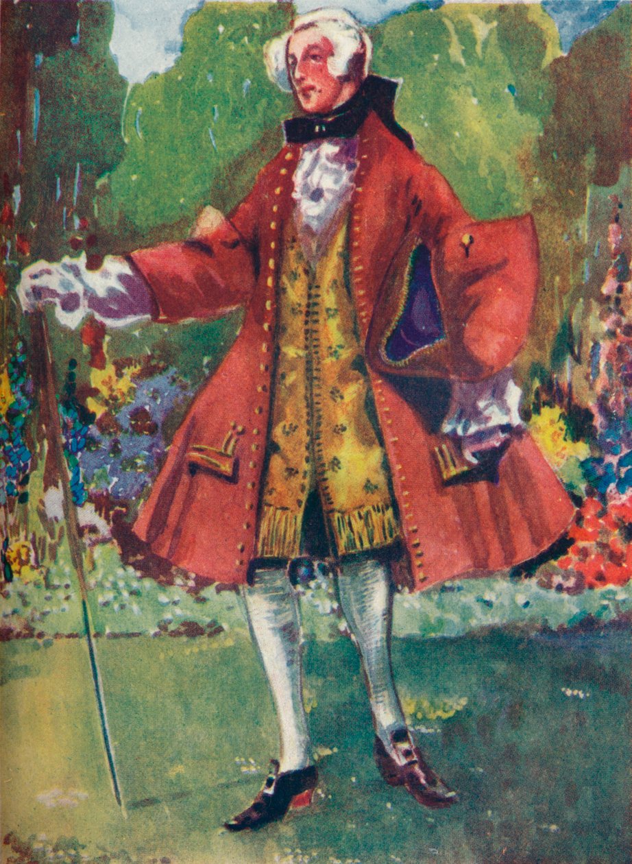 En man från George II:s tid, 1907 av Dion Clayton Calthrop