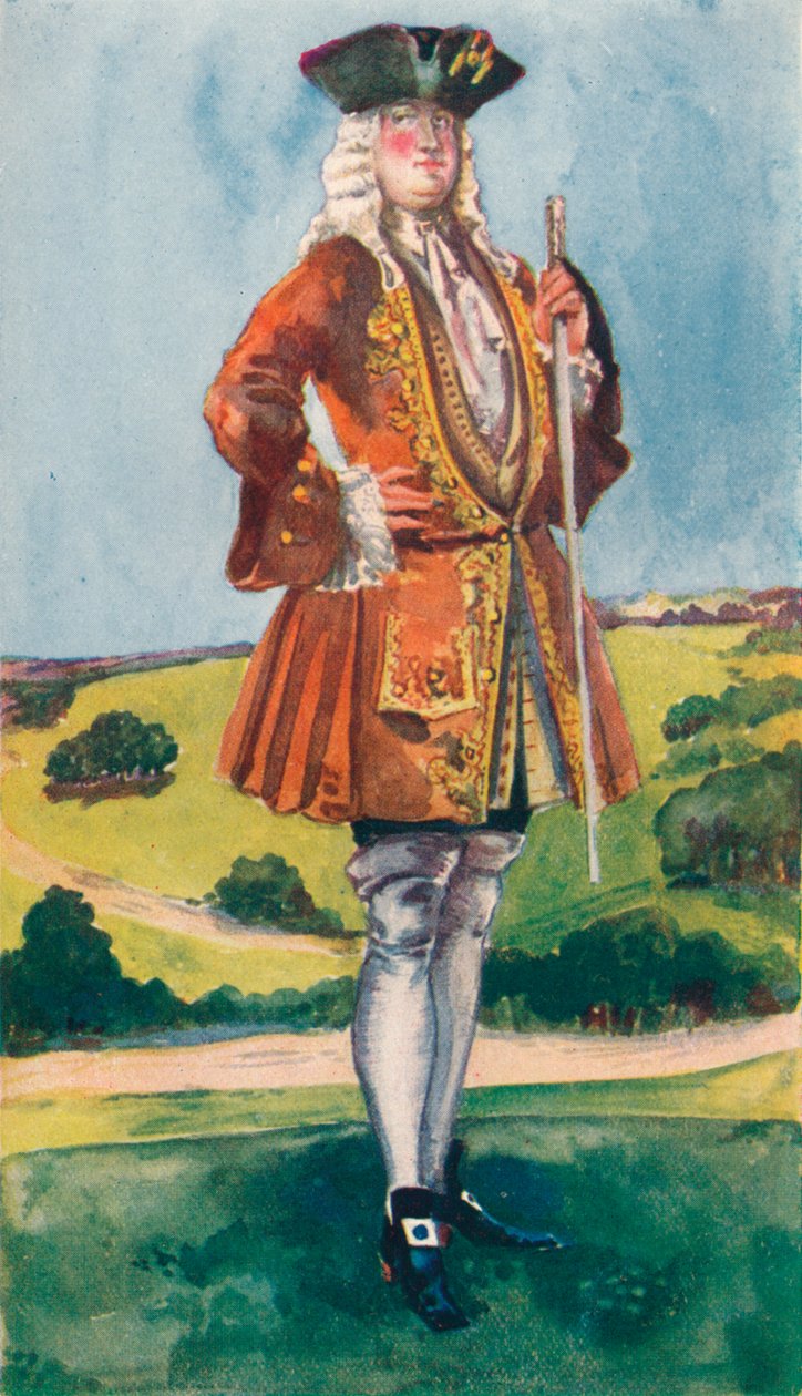 En man från George I:s tid, 1907 av Dion Clayton Calthrop
