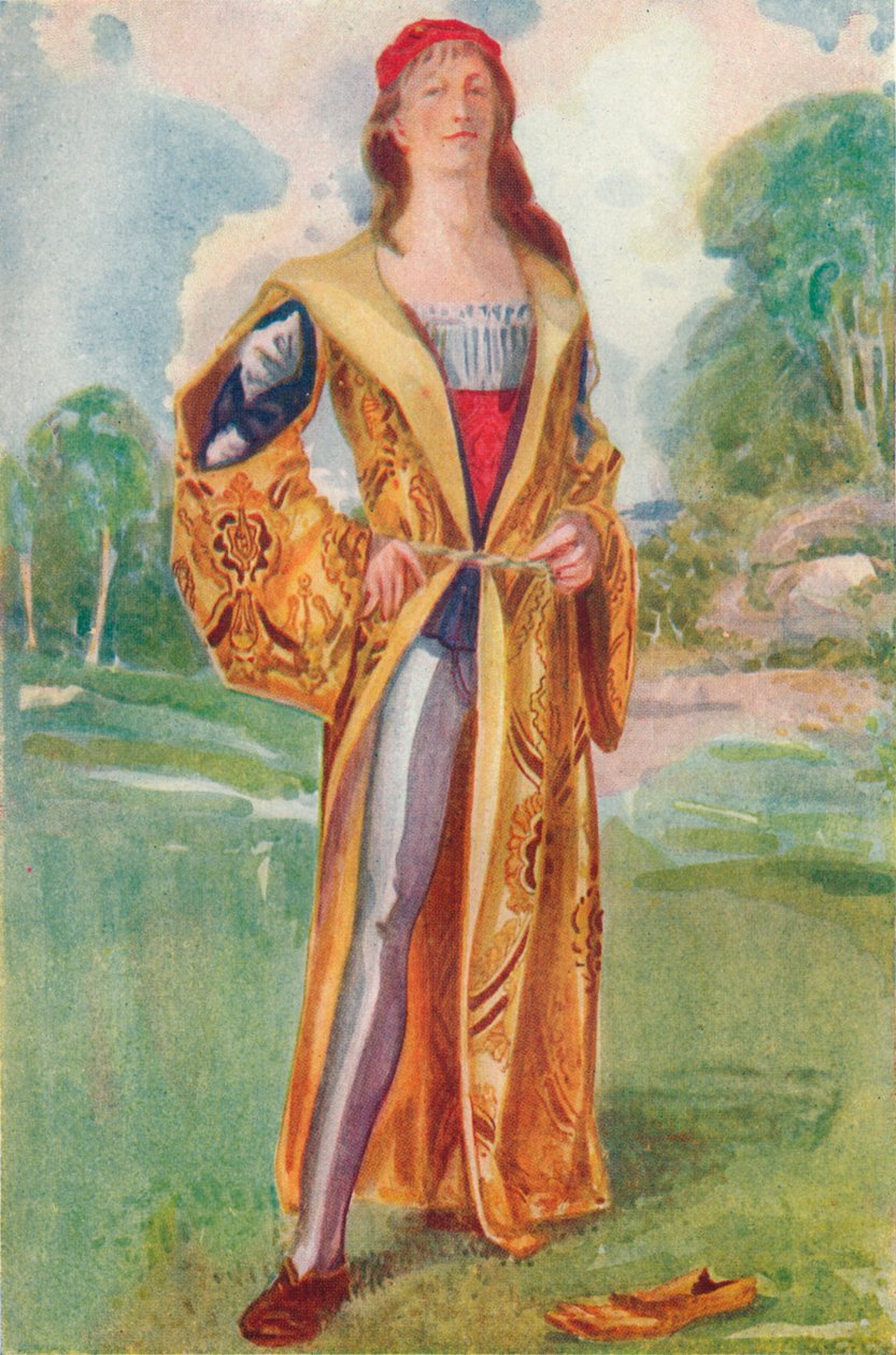 "En man från Henrik VIIs tid", 1907 av Dion Clayton Calthrop
