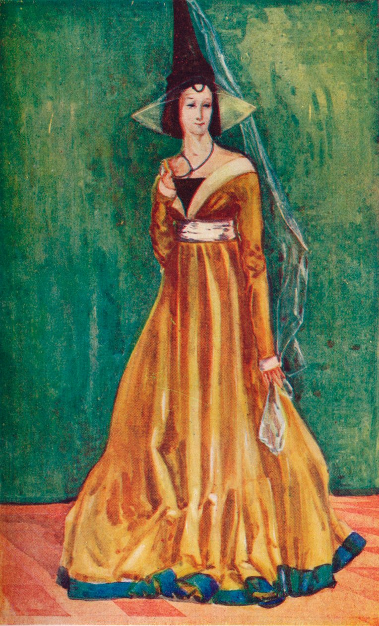 En kvinna från Edward IV:s tid, 1907 av Dion Clayton Calthrop
