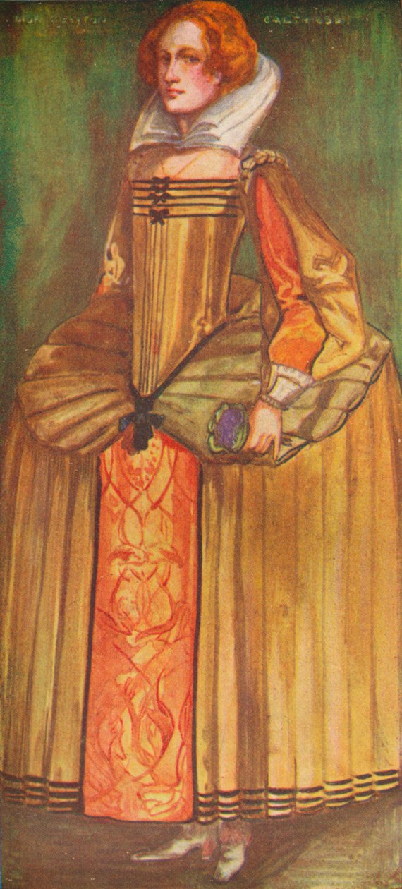 A Woman of the Time of Elizabeth, 1907 av Dion Clayton Calthrop