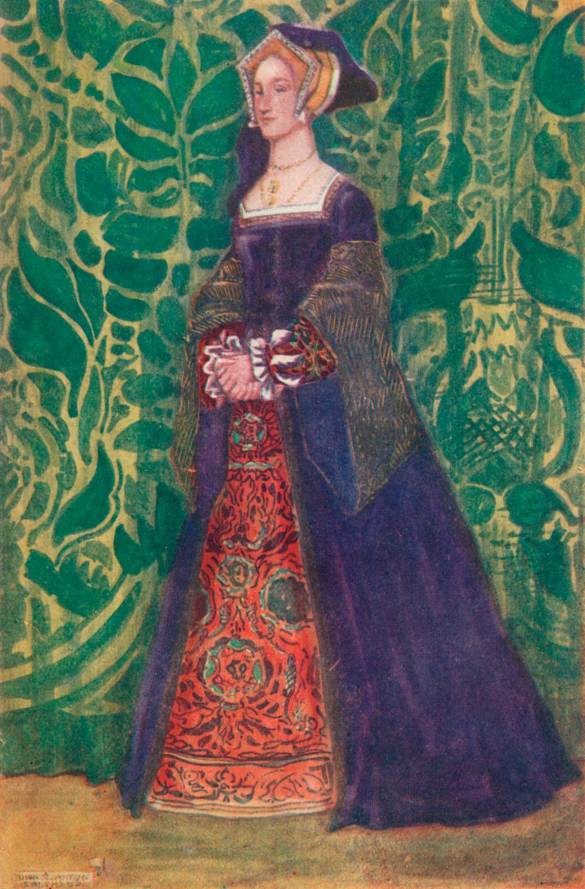 En kvinna från Henrik VIII:s tid, 1907 av Dion Clayton Calthrop