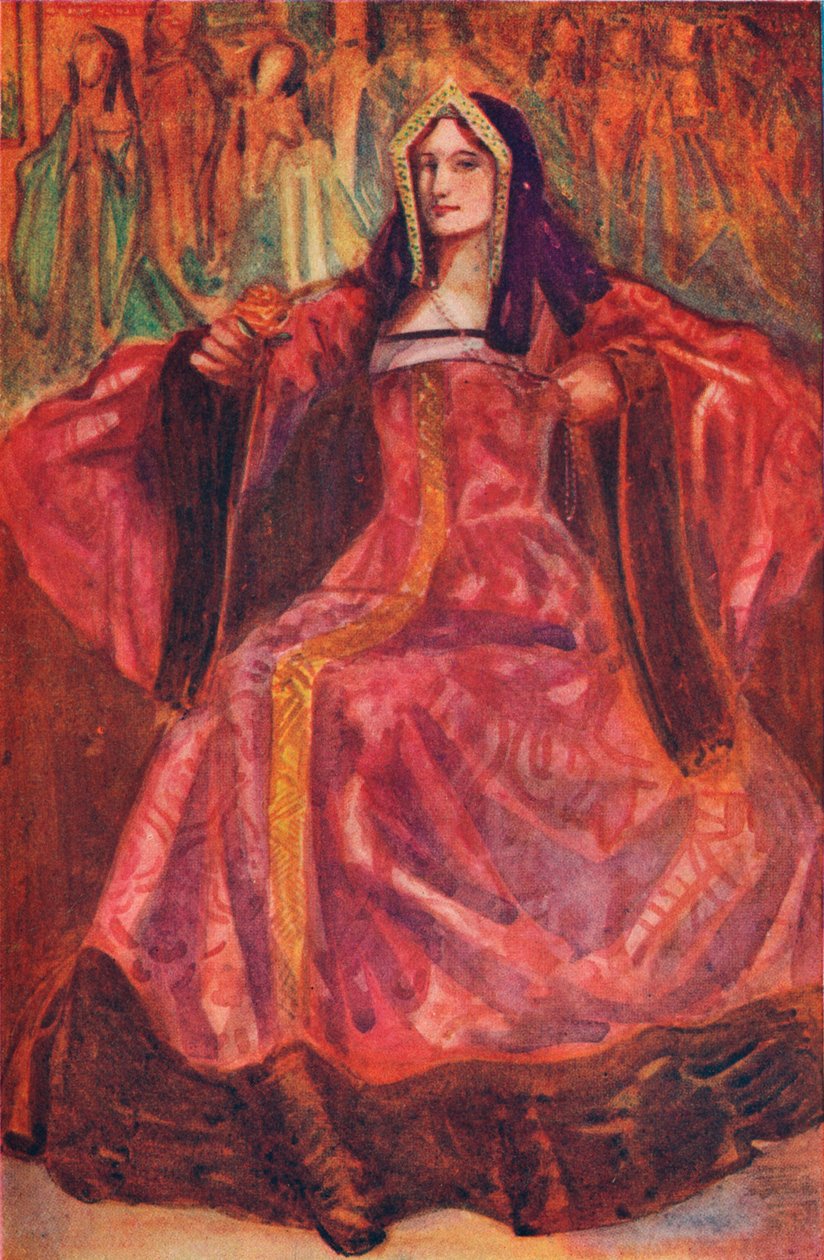 "A Woman of the Time of Henry VII", 1907 av Dion Clayton Calthrop