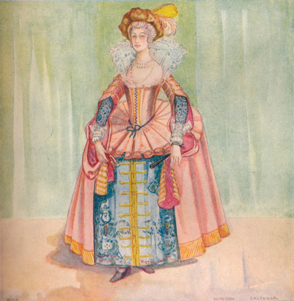 A Woman of the Time of James I, 1907 av Dion Clayton Calthrop
