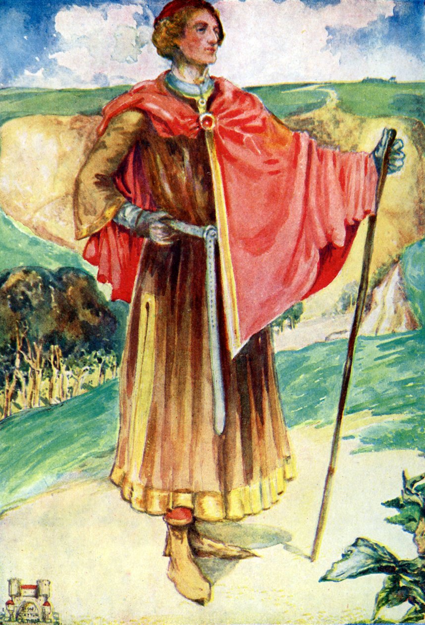 Mans kostym under Henrik II:s regeringstid (1154 -1189) av Dion Clayton Calthrop