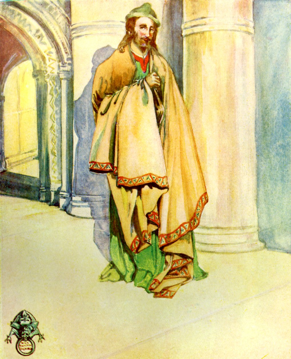 Mans kostym under Henrik I:s regeringstid (1100 - 1135) av Dion Clayton Calthrop
