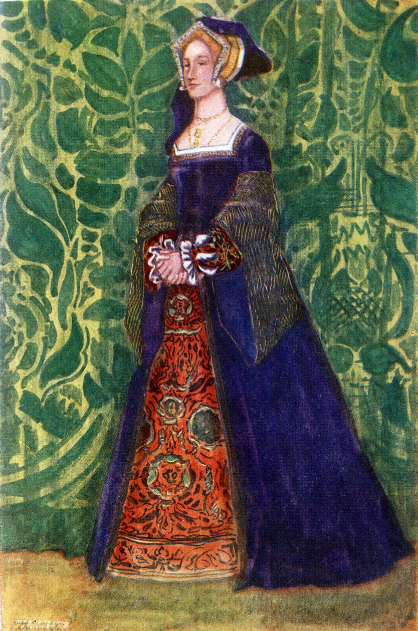 Kvinnodräkt under Henrik VIII:s regeringstid (1509-1547) av Dion Clayton Calthrop
