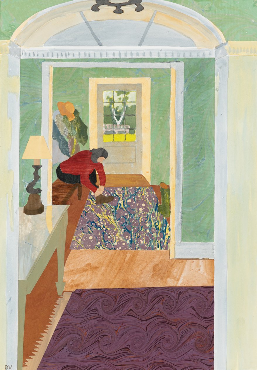 Stövlar på (collage) av Dione Verulam