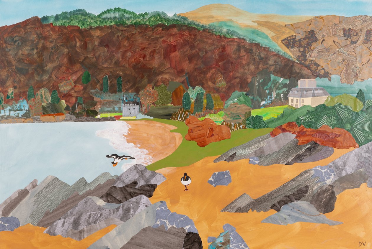 Saddell, Mull of Kintyre (collage) av Dione Verulam