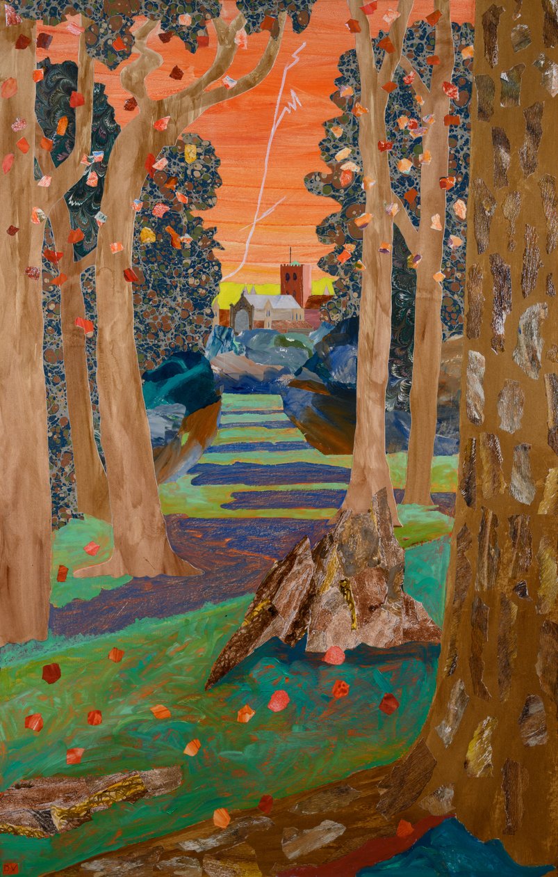 St Albans, 2025 (collage) av Dione Verulam