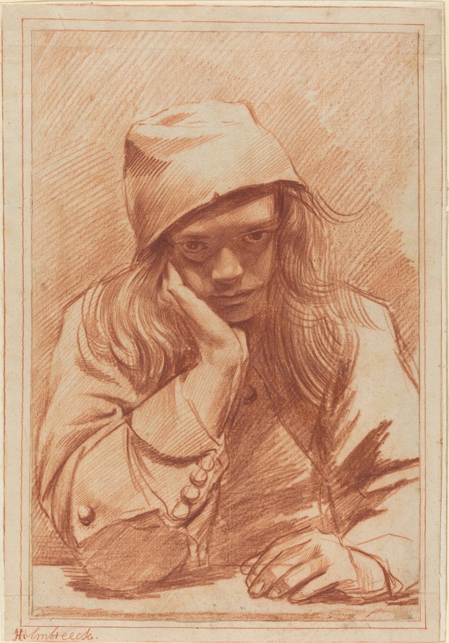 Self-portrait av Dirck Helmbreker