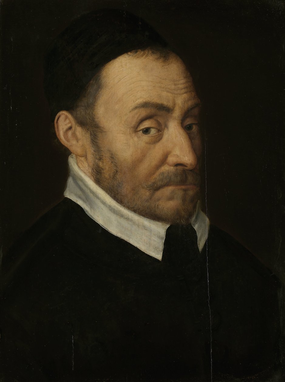 Porträtt av William I. Prince of Orange, kallad William the Silent av Dirck Barendsz. (circle of)
