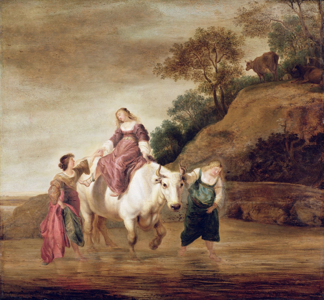 The Rape of Europa, 1643  av Dirck Bleker