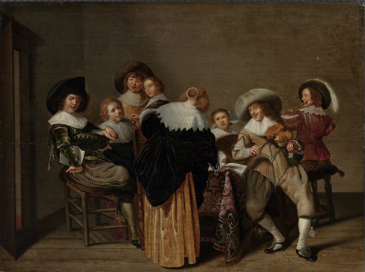 En musikalisk fest av Dirck Hals