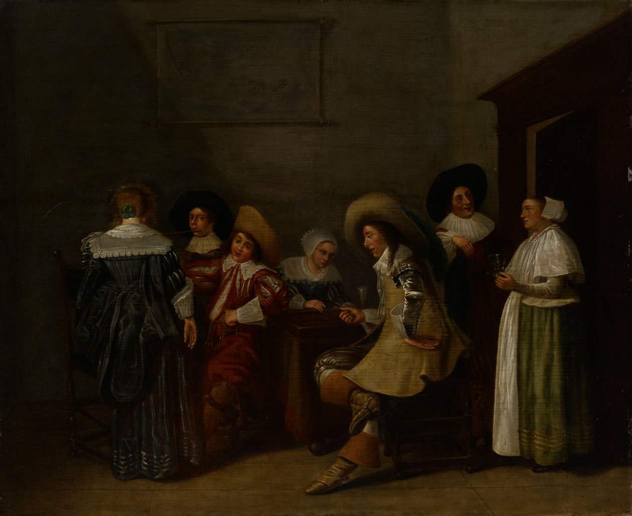 Ett muntert sällskap av Dirck Hals