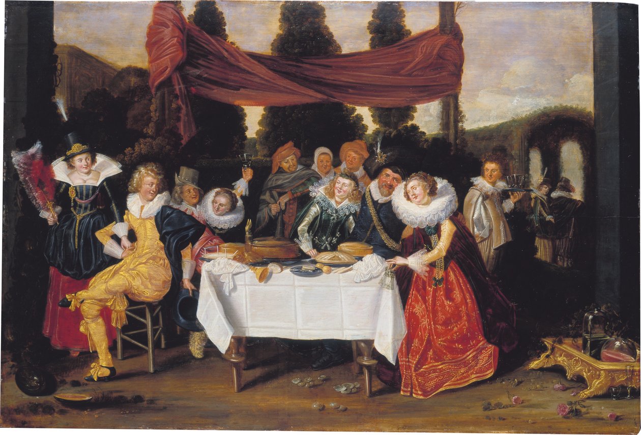 Merry Company av Dirck Hals