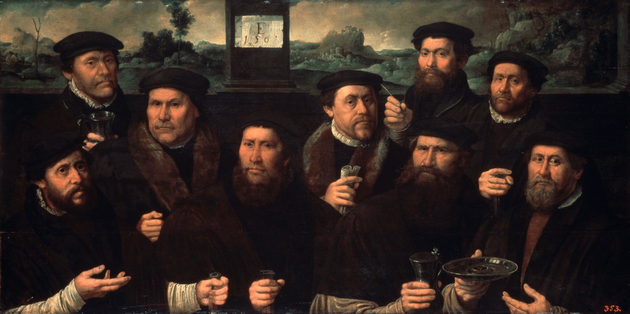 Gruppporträtt av Amsterdam Shooting Corporation