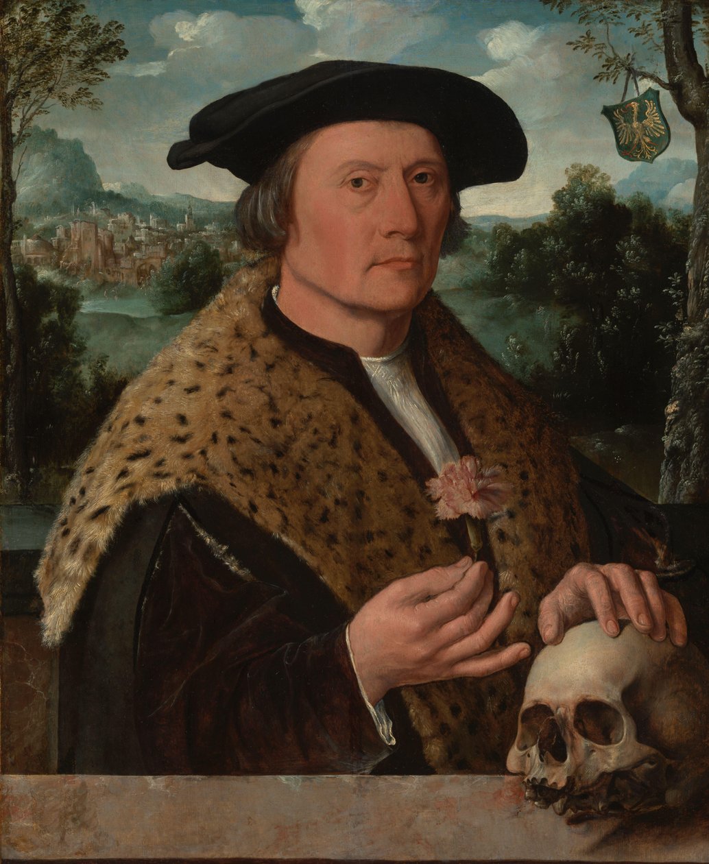 Pompey Occo Pompeius Occus (1483-1537), bankir, köpman och humanist av Dirck Jacobsz