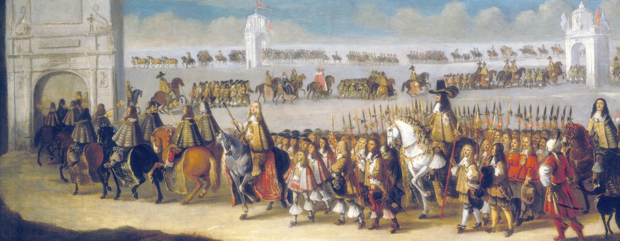 "Charles II:s kavalkad genom London, 22 april 1661", 1662. av Dirck Stoop
