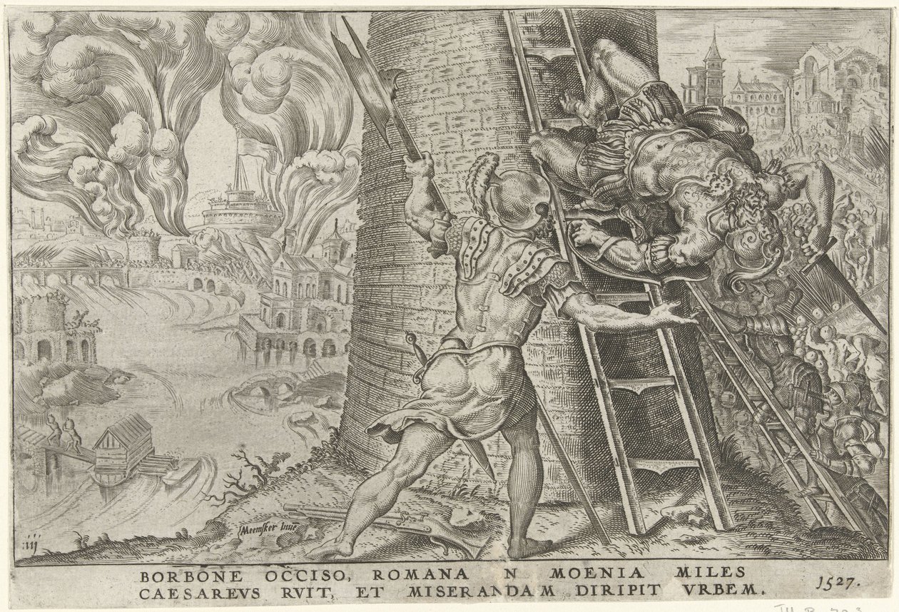 Stormningen av Rom, 1527 Overwinningen van Karel V (serietitel) Karl den store V. imp. välja. max. seger, den viktigaste av många (serietitel) av Dirck Volckertsz. Coornhert