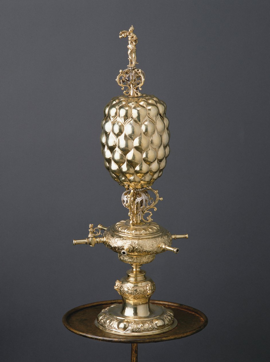 Paketförgylld trickdricksbägare, c.1630 av Dirich Utermarke