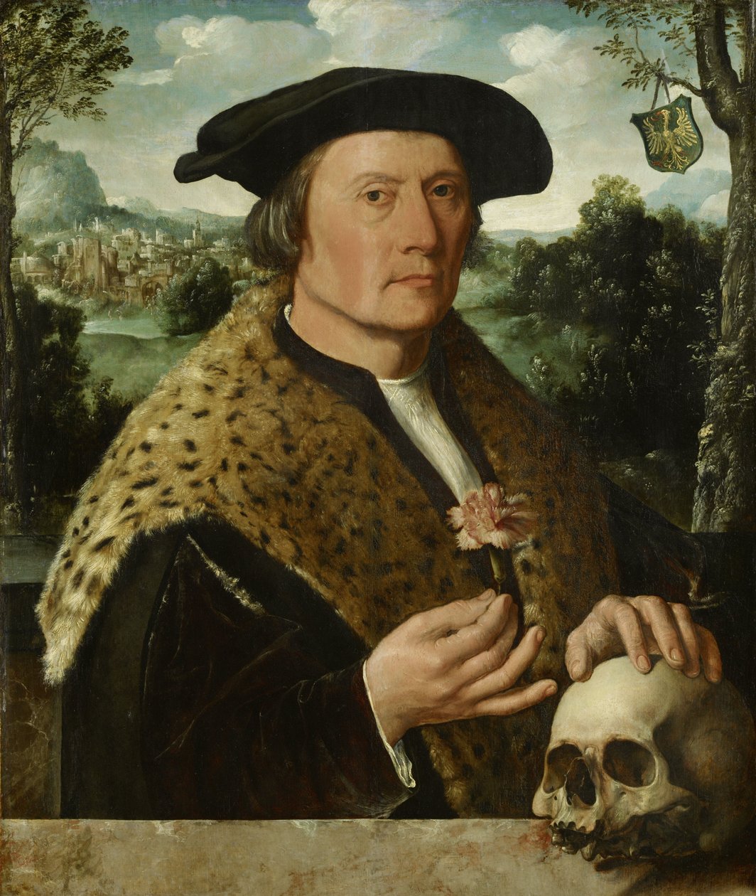 Porträtt av Pompeius Occo, ca 1531 av Dirk Jacobsz