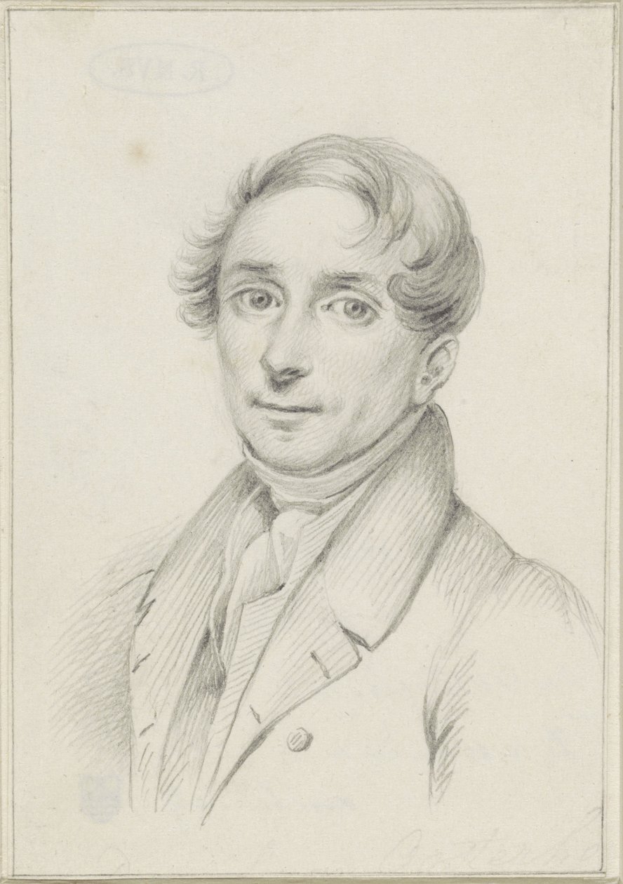 Zelfportret van Dirk van Oosterhoudt av Dirk van Oosterhoudt  