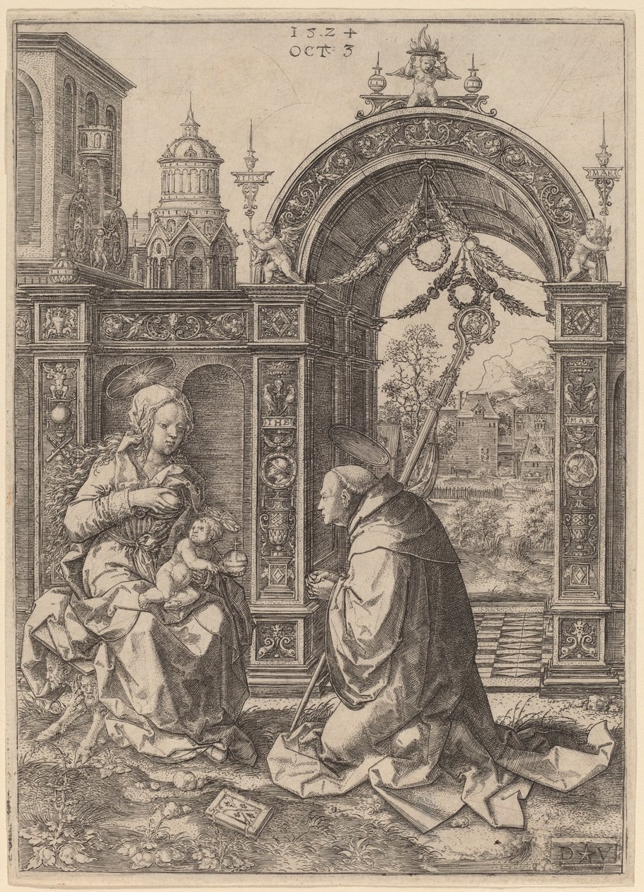 Sankt Bernards vision av Dirk Jacobsz Vellert